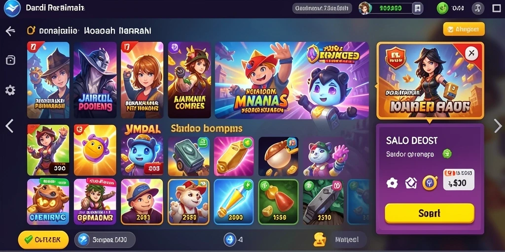 Karakter unik yang bisa kamu pilih dan kembangkan.