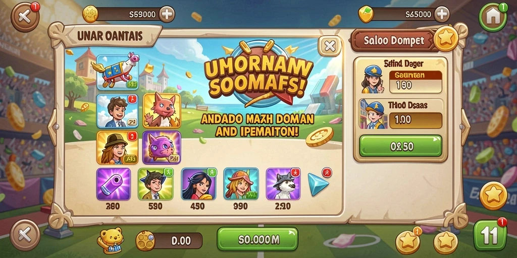 Fitur komunitas yang mendukung pemain.
