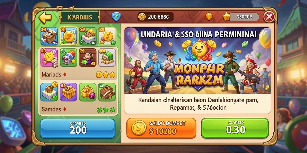 Screenshot dari gameplay yang menampilkan keseruan permainan.