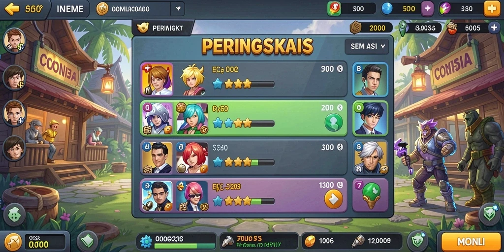 Kustomisasi karakter yang memungkinkan pemain mengekspresikan diri.